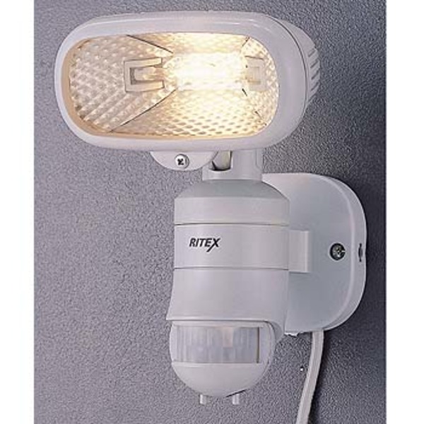 ライテックス(RITEX) 防雨センサーライトM ハロゲン150W M-2150 センサー&アラーム