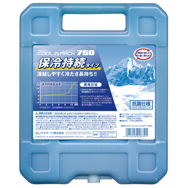 JEJアステージ クールインパックハード750 1108-008391 保冷剤