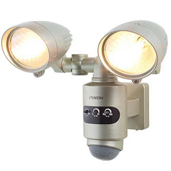 ピクソン(PIXON) センサーライト多機能型360°ハロゲン100W×2 PZ-720 センサーライト