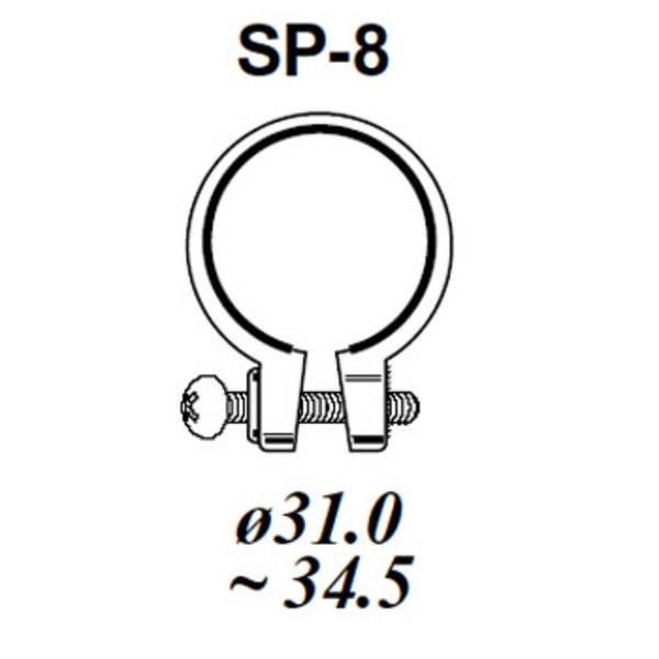 キャットアイ(CAT EYE) SP-8 取付バンド (直径31.0-34.5mm) SP-8 フラッシング･セーフティライト