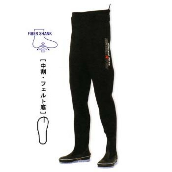 阪神素地 FX-515 スリムウェーダー(中割) 051664 ウェストハイブーツフット
