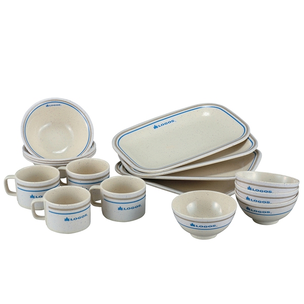 ロゴス(LOGOS) ディナーウェア17点セット 81285001 テーブルウェアセット