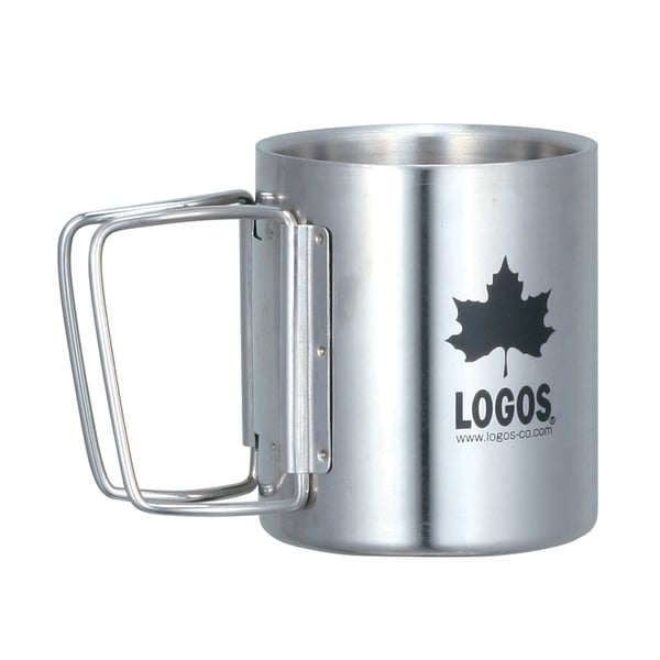 ロゴス(LOGOS) スペースカットダブルマグ200 81285120 ステンレス製マグカップ
