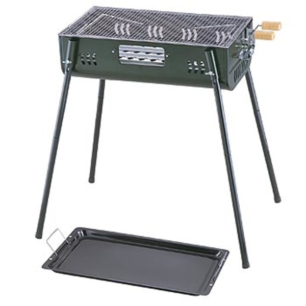 キャプテンスタッグ(CAPTAIN STAG) グリルマスター バーベキューコンロ 5段階調節機能付 4～5人用 M-6459 BBQコンロ(脚付き)