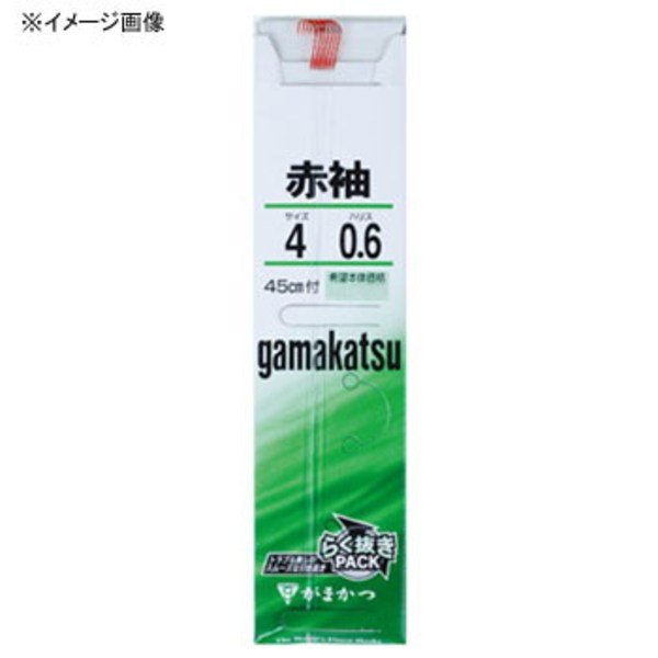 がまかつ(Gamakatsu) 糸付 赤袖 11001 その他淡水用品