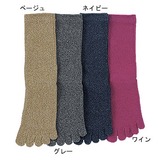 ムッシュ(MUSSHU) インナーソックス(5本指) 8075 五本指ソックス･足袋ソックス