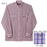 ムッシュ(MUSSHU) サンダイヤラッセルチェックメンズシャツ 50010 長袖シャツ(メンズ)
