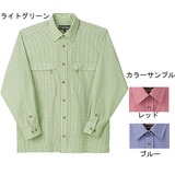 ムッシュ(MUSSHU) クールインチェックメンズシャツ 50040 長袖シャツ(メンズ)