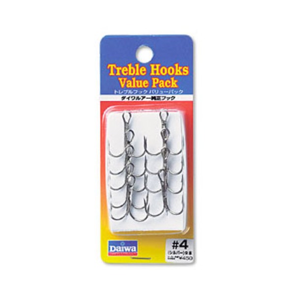 ダイワ(Daiwa) T.D.TREBLE HOOK トレブルフック(TV)バリューパック 7205371 トリプルフック
