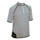 WATER MOVE ゆったりUVシャツ(ジップアップ) 半袖 MEN’S WUS-7115 半袖Tシャツ(メンズ)