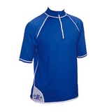 WATER MOVE ゆったりUVシャツ(ジップアップ) 半袖 MEN’S WUS-7125 半袖Tシャツ(メンズ)