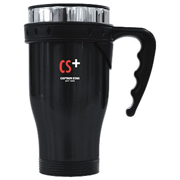 CS+ CS+フタ付ダブルステンマグカップ460ml M-7357 ステンレス製マグカップ