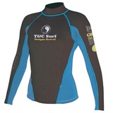 T&C SURF DESIGNS(ティーアンドシーサーフデザイン) タッパー バックジッパータイプ LADY’S TTP-7336 ラッシュガード 長袖(レディース)