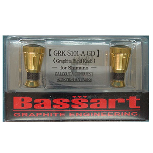 ジークラフト パーツ:バサート グラファイトリジッドノブ GRK-S101-A GRK-S101-A-GD(207) ハンドルノブ
