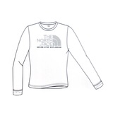THE NORTH FACE(ザ･ノース･フェイス) NTW37600 TNF Logo Tee NTW37600 Tシャツ･カットソー長袖(レディース)