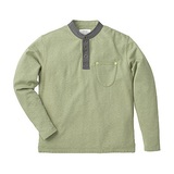 A5 Classic Henry AT40752 長袖Tシャツ(メンズ)