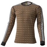 HELLY HANSEN(ヘリーハンセン) ストライプクルーグラフィック HY97801 長袖アンダーシャツ(メンズ)