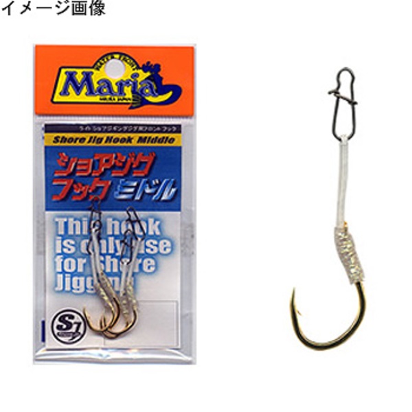 マリア(Maria) ショアジグフック ミドルA 437126 ジグ用アシストフック