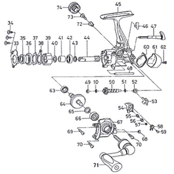 ダイワ(Daiwa) パーツ:SCプレッソ スピニングリール ドライブギヤー No064 138:431 投げ専用その他パーツ