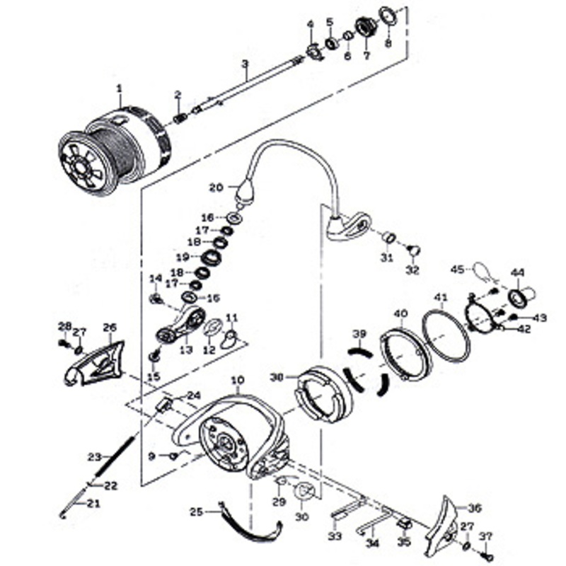 ダイワ(Daiwa) パーツ:06トーナメントISO Z2500LB メタルストッパーSP
