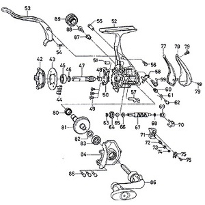 ダイワ(Daiwa) パーツ:トーナメントISOインパルト2500LBDウォーム