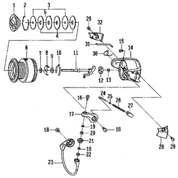 ダイワ(Daiwa) パーツ:REVROS 2500 ローラーボールベアリング CRBB No020 10E:138 1000～2500番用その他パーツ