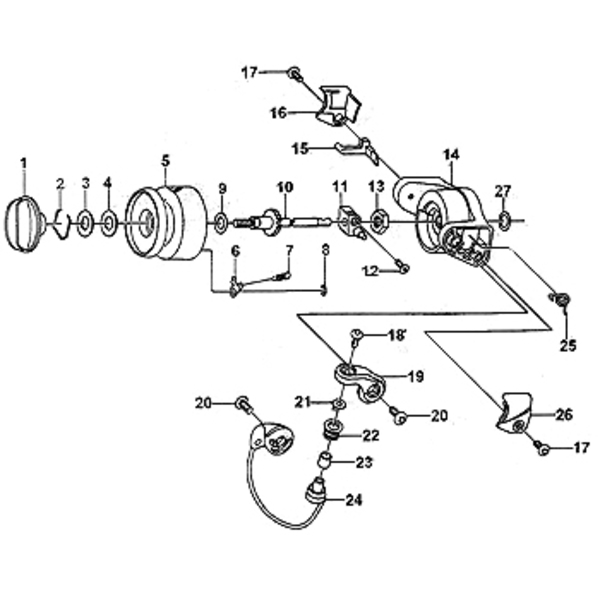 ダイワ(Daiwa) パーツ:スピンマチック X500T スプール No005 128:856 1000～2500番用スプールパーツ