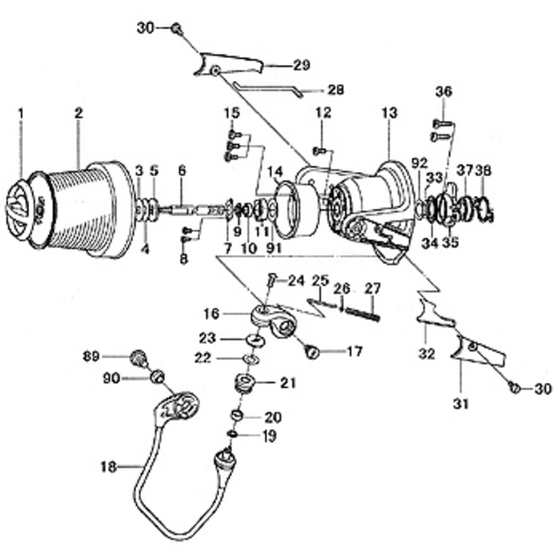 ダイワ(Daiwa) パーツ:トーナメントサーフベーシア 45C標準 ピニオン