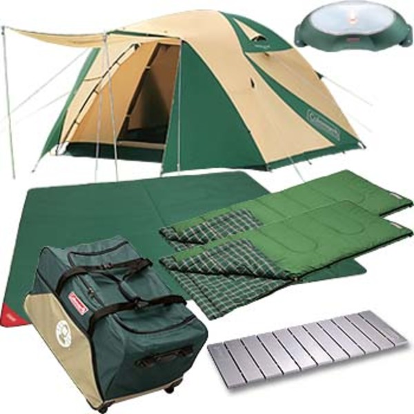 Coleman(コールマン) Frontier Tent Set(フロンティアテントセット)【お買い得7点セット】 170TA0400D ファミリードームテント