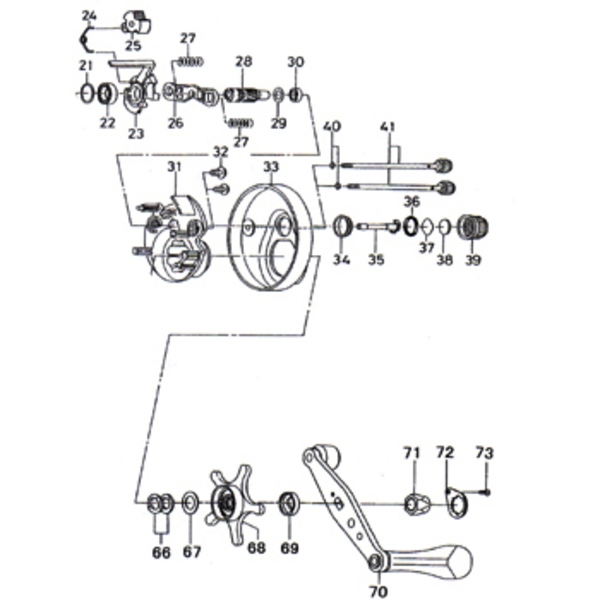 ダイワ(Daiwa) パーツ:ラウル 150R早技 スタードラグW No067 190:062 マグブレーキ用その他パーツ