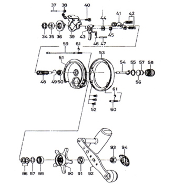 ダイワ(Daiwa) パーツ:ミリオネア CVZ300F RSリングリテイナー No061 10F:035 マグブレーキ用その他パーツ