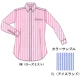 LATERRA(ラテラ) ダクロンQDSOFTストライプシャツ(レディース) LSW47350 シャツ･ポロシャツ(レディース)