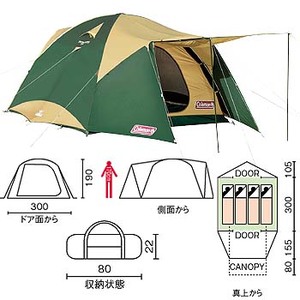 Coleman(コールマン) タフワイドドームテント300EX2 170T12600J