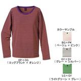 モンベル(montbell) WIC.ブリーズスパンボーダーロングスリーブT Women’s 1104655 Tシャツ･カットソー長袖(レディース)