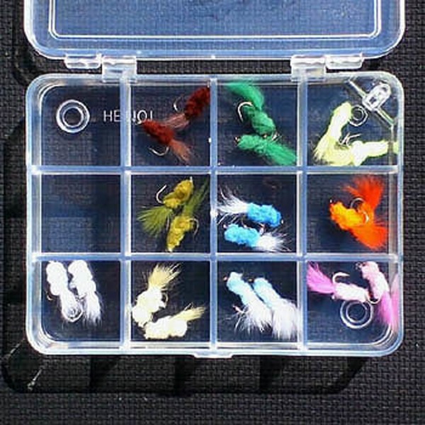 ナチュラム 管理釣り場 爆釣エボレスカラーローテーションセット   完成フライセット