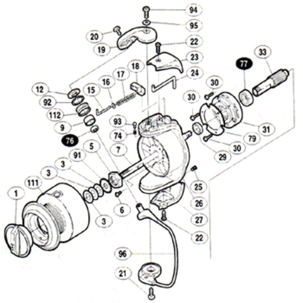 シマノ(SHIMANO) パーツ:03アルテグラ C3000 ローラークラッチ固定