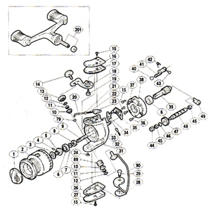 シマノ(SHIMANO) パーツ:95ステラ 1000 ストッパーカム No41 01050