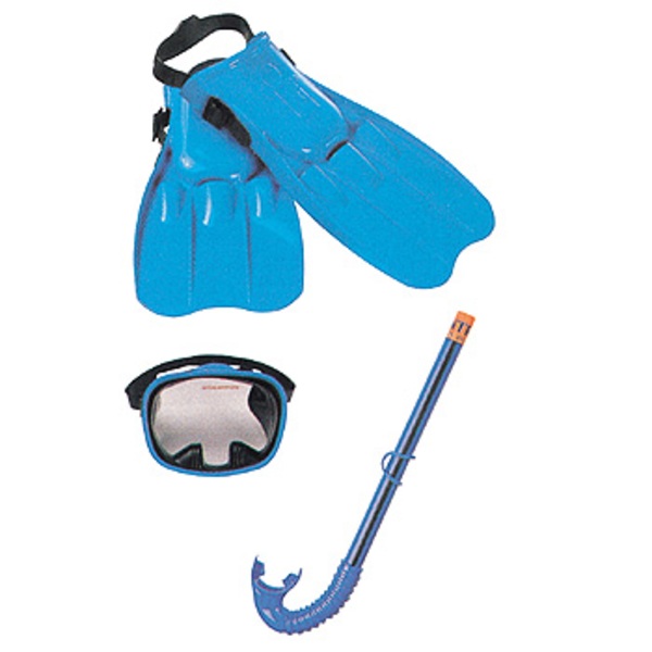 BUNDOK(バンドック) スイミング3点セット 55952 スノーケリング用品