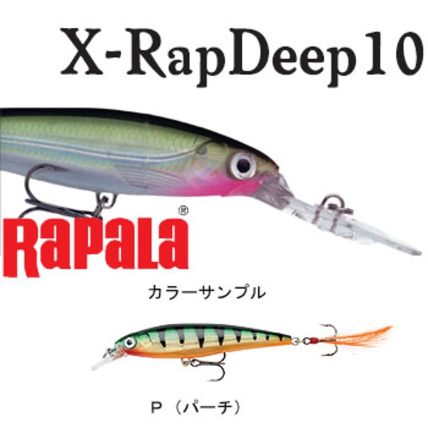 Rapala(ラパラ) X-RAP Deep XRD10 ミノー(リップ付き)