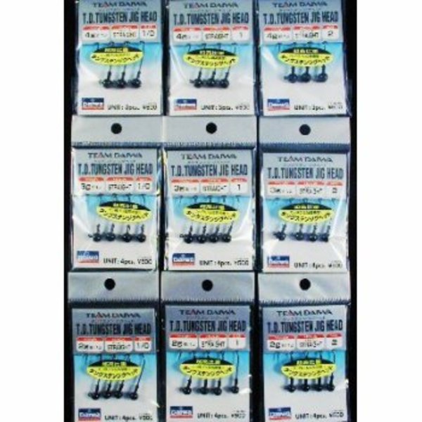 ダイワ(Daiwa) TDタングステンジグヘッド ストレート 2g 7105277 ワームフック(ジグヘッド)