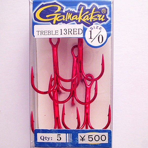 がまかつ(Gamakatsu) TREBLE13 特注品(5本入り)   トリプルフック