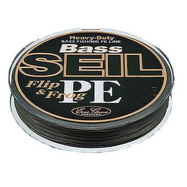 エバーグリーン(EVERGREEN) バスザイル フリップ&フロッグ 100m   ブラックバス用PEライン