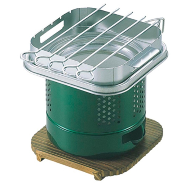 キャプテンスタッグ(CAPTAIN STAG) 水冷ミニ七厘コンロ･串焼セット M-6433 七輪