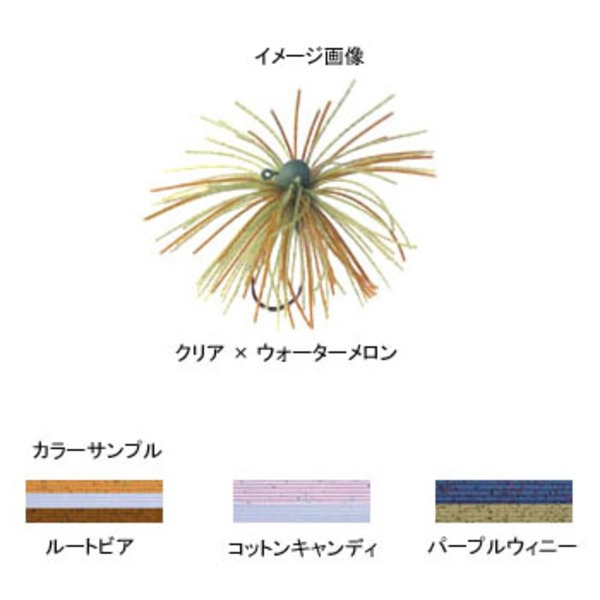 がまかつ(Gamakatsu) ラバージグタイプラウンド25パルキー   スモールラバージグ