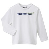 THE NORTH FACE(ザ･ノース･フェイス) NTJ37808 L/S TNF PRINT TEE Kid’s NTJ37808 長袖シャツ(ジュニア/キッズ/ベビー)