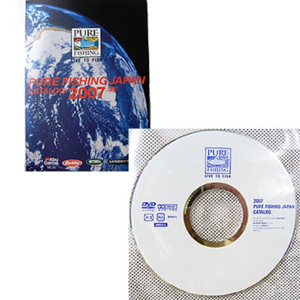 PURE FISHING(ピュアフィッシング) ジャパン カタログ 2007 DVD付属   フィッシングメーカーカタログ