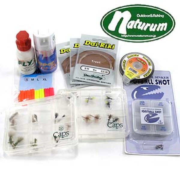 ナチュラム フライタックルセット(管理釣り場)   完成フライセット