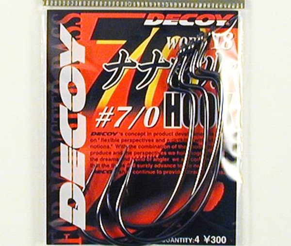 カツイチ(KATSUICHI) ナナマル HOOK WORM18    ワームフック(オフセット)