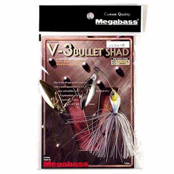 メガバス(Megabass) V-3 BULLET SHAD DW   スピナーベイト