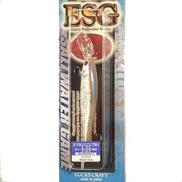 ラッキークラフト(LUCKY CRAFT) ビーフリーズ78ロングビルS ESG   ミノー(リップ付き)